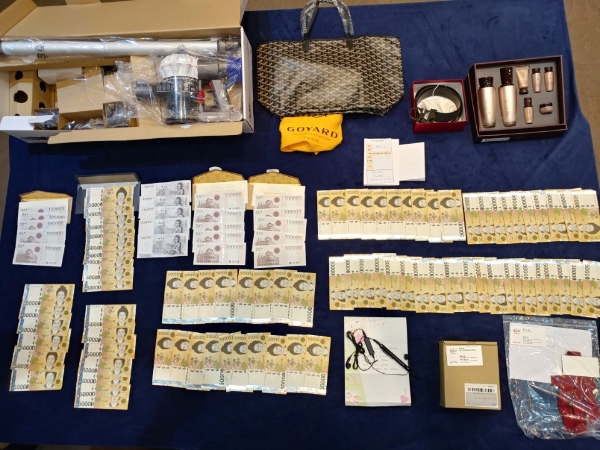 GS건설이 15일 공개한 한신 4지구 아파트 재건축 수주전 불법매표행위 증거물. 사진=GS건설