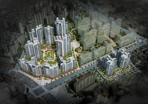 18일 1순위 청약 마감한 삼성물산 '래미안DMC루센티아' 조감도. 사진=삼성물산.