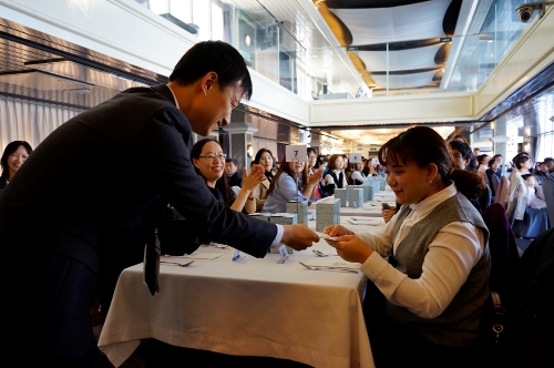 지난 20일 진행된 이랜드리테일 장애인 직원 가족 초청행사 개최 모습. 이랜드 제공