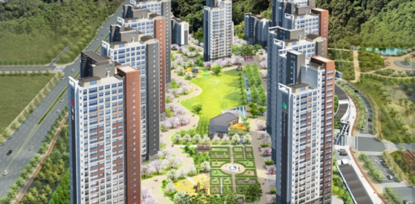 27일 견본주택을 오픈하는 '운정 화성파크트림'. 사진=운정 화성파크드림 홈페이지 캡쳐.