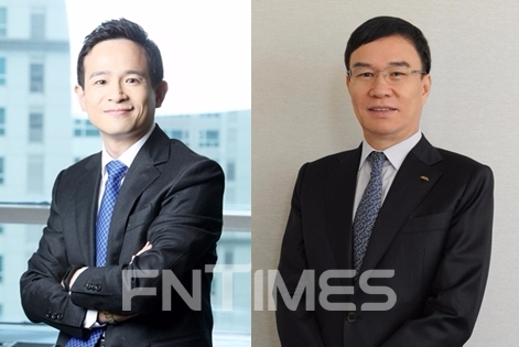 △순레이 ABL생명 사장(좌)과 뤄젠룽 동양생명 사장