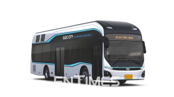 신형 3세대 수소버스.사진=현대자동차.