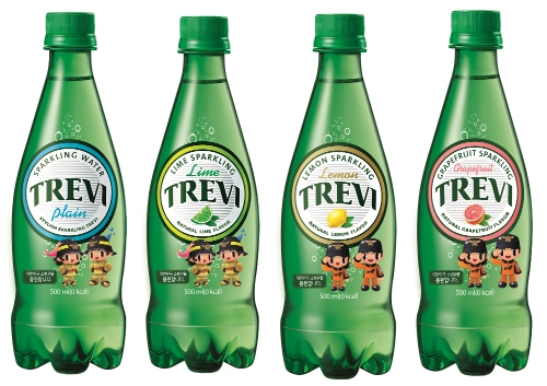 트레비 소방관 에디션. 롯데칠성음료 제공