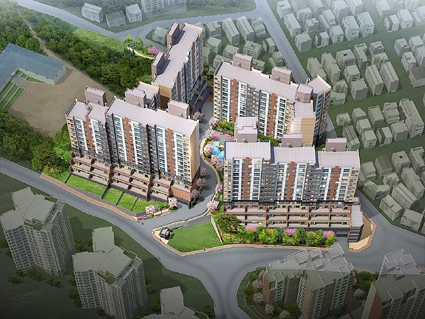 ▲ 오는 10일 1순위 청약을 앞두고 있는 두산건설 ‘북한산 두산위브 2차’. 사진 = 두산건설.