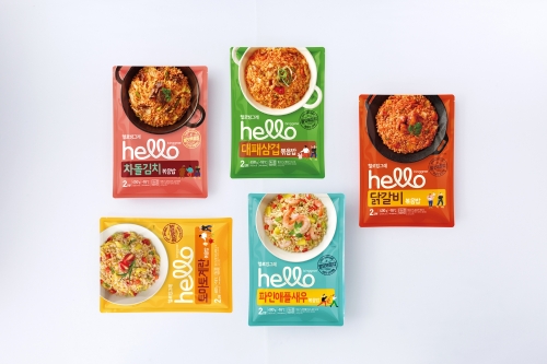 헬로 빙그레 냉동볶음밥 5종. 빙그레 제공