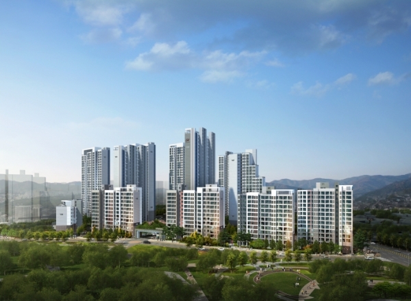 현대건설 '힐스테이트 클래시안' 투시도. 사진=현대건설.