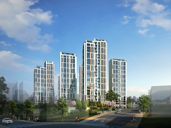 대림산업 'e편한세상 강동 에코포레' 조감도. 사진=대림산업.