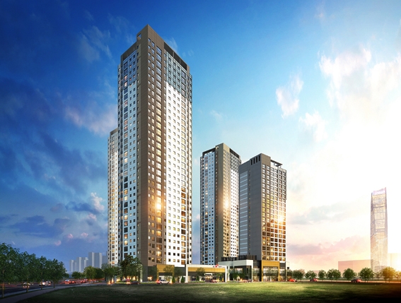 ▲ 지난 10월 분양을 실시한 송도SK뷰센트럴. 사진 = SK건설.