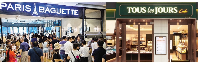 ▲ 파리바게뜨 및 뚜레쥬르 매장전경. 각사 제공