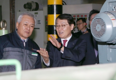 위성호 신한은행장, 경기 공단지역 현장경영 / 사진제공= 신한은행