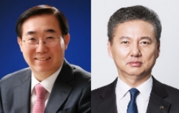 최방길 전 신한BNP파리바자산운용 부회장(왼쪽), 홍성국 전 미래에셋대우 사장