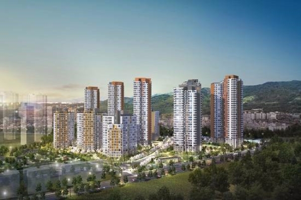 대림산업 'e편한세상 송파 파크센트럴' 조감도. 사진=대림산업.