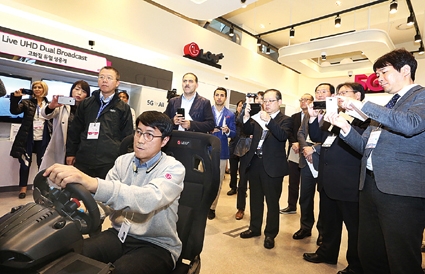 ▲ 최근 LG유플러스는 ‘제 4차 글로벌 5G 이벤트’에서 5G 기술을 선보였다.