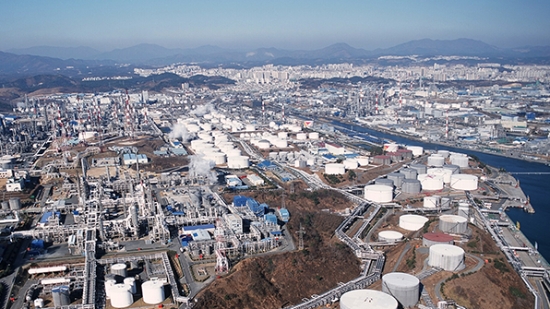 SK종합화학 울산공장 전경.