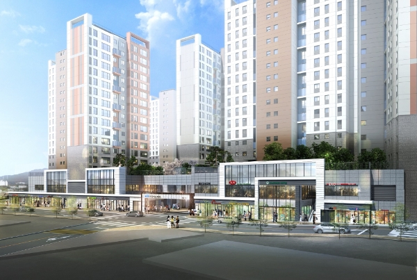 GS건설 '목동파크자이 상업시설'. 사진=GS건설.