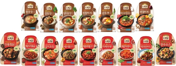 CJ제일제당 간편요리양념 전문 브랜드 다담. CJ제일제당 제공