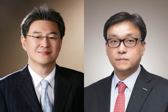 (왼쪽)이채원 한국투자밸류자산운용 대표이사, 김민규 이큐파트너스 대표이사