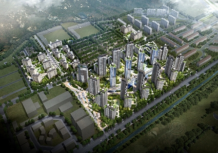 ▲ 과천 주공1단지 ‘과천 푸르지오 써밋’ 조감도. 사진 = 대우건설