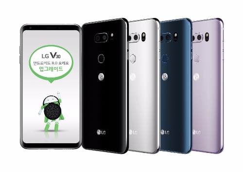 LG V30, 안드로이드 8.0 오레오 업그레이드
