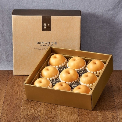 설 선물세트 '귀하게 자란 큰 배'. 롯데마트 제공