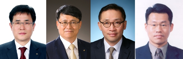 △(KB금융지주 신임 임원, 왼쪽부터) 오보열 전무, 신현진 상무, 조남훈 상무, 권순범 상무/ 사진=KB금융지주 제공