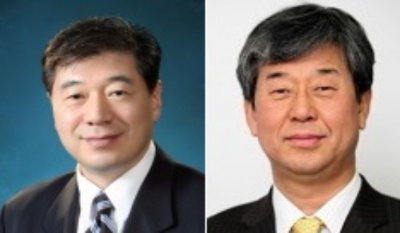 △DGB생명 오익환 사장(좌), KDB생명 안양수 사장 (우) / 사진=각 사
