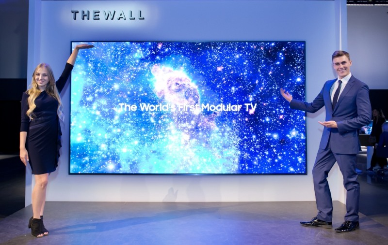 △146형 모듈러 TV ‘더 월’ / 사진=삼성전자