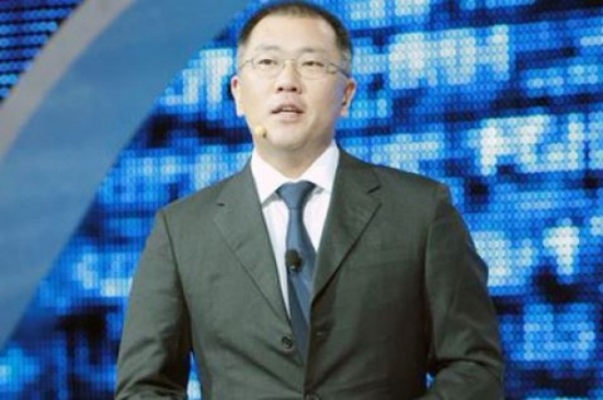 8일 정의선 현대자동차 부회장이 ‘2018년 국제 전자제품박람회(이하 CES)’에서 차세대 수소차 이름을 공개한다. 사진=현대자동차그룹.