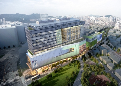 애경그룹 홍대입구 신사옥 조감도. 애경그룹 제공