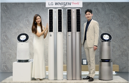 송대현 사장 “LG 휘센 씽큐 에어컨, 인공지능 에어컨 대중화 이끌 것”