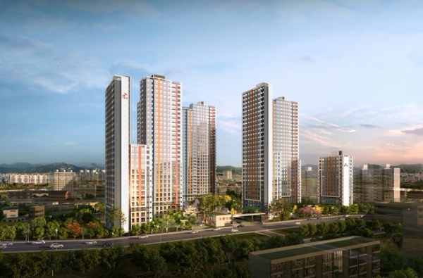 대전 '중촌동 1구역 주택재건축' 투시도. 자료=SK건설.