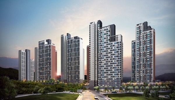 'e편한세상 금오파크' 투시도.