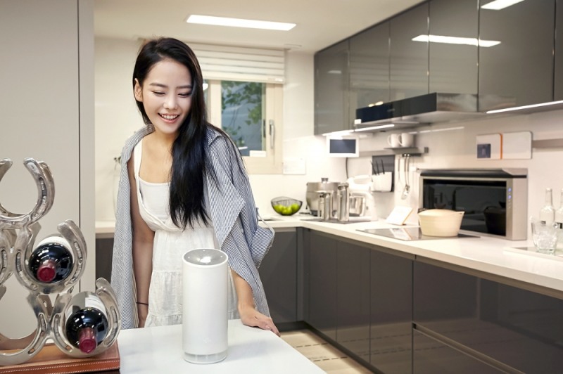 △SK텔레콤 스마트홈 서비스가 적용된 힐스테이트 견본주택 / 사진=SK텔레콤