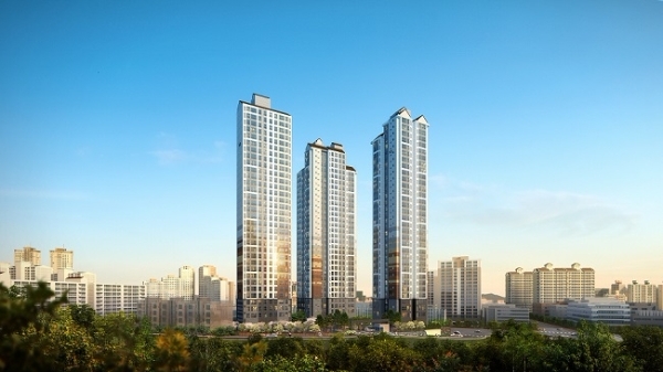 '수원 인계동 동문굿모닝힐' 투시도. 사진=동문건설.