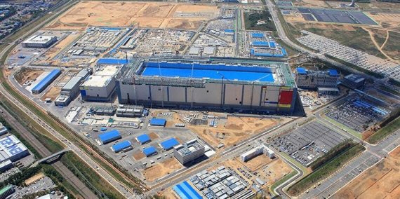 △삼성전자 평택 반도체공장 1라인 항공사진