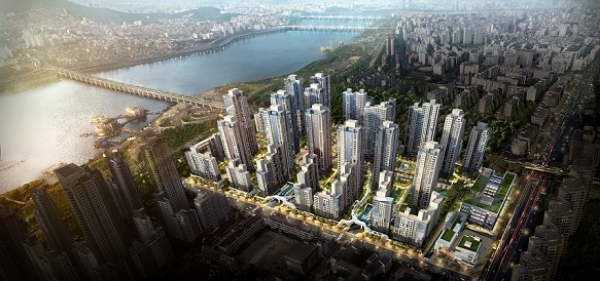 래미안원베일리 재건축 조감도. 사진=삼성물산