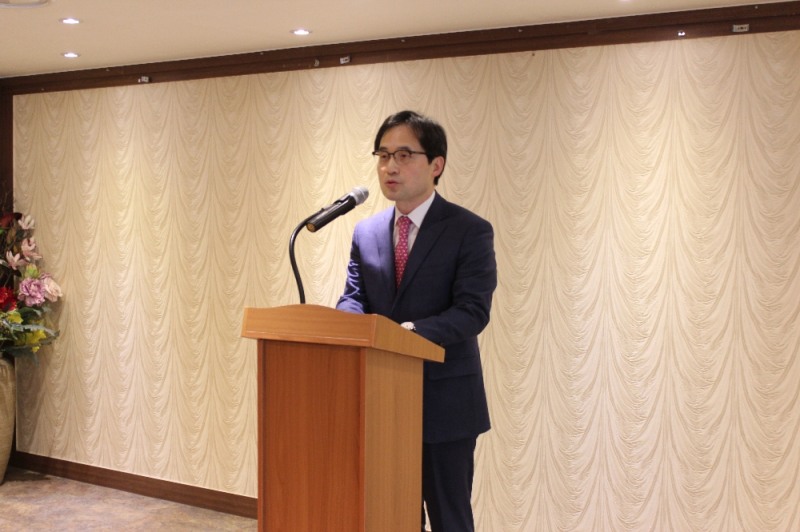 △보험연구원 한기정 원장(사진)이 22일 기자간담회에서 발언하고 있다. / 사진=보험연구원