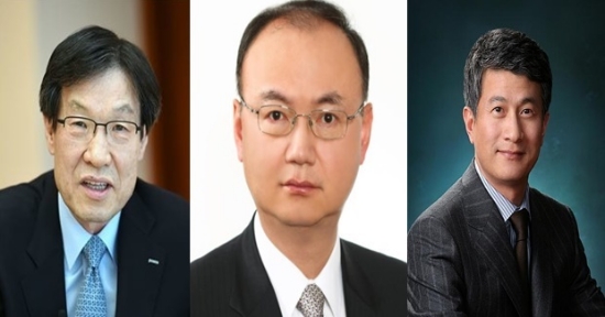 권오준 포스코 회장(왼쪽부터), 우유철 현대제철 부회장, 장세욱 동국제강 부회장. 사진=각사.