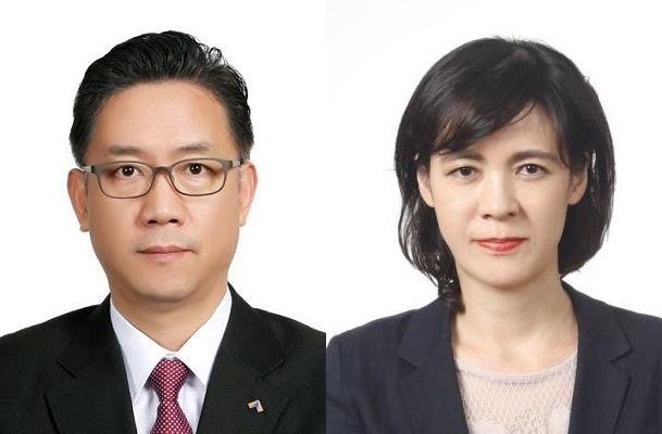 △김철배 회원서비스부문 전무-김정아 신임 경영혁신본부 상무