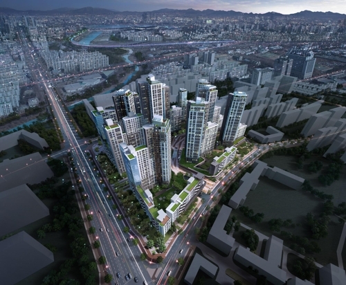 16일 견본주택 문을 여는 '디에이치자이 개포' 조감도. 사진=현대건설.