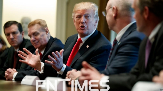 1일(현지시간) 도널드 트럼프 미국 대통령이 백악관에서 철강·알루미늄기업 CEO들을 면담을 가졌다. 사진=미국상무부 홈페이지.