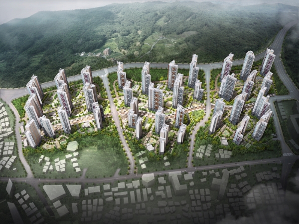 부산 온천4구역 재개발 조감도. 사진=삼성물산.
