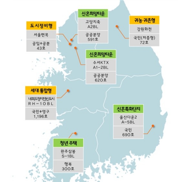 설계 공모 대상 지역. 사진=국토교통부.