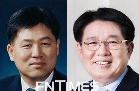 강학서(왼쪽) 현대제철 대표이사와 이정희 유한양행 대표이사. 사진=각사.