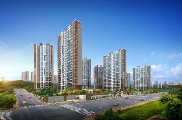 '시흥 장현지구 제일풍경채 에듀&센텀' 투시도. 사진=제일건설.