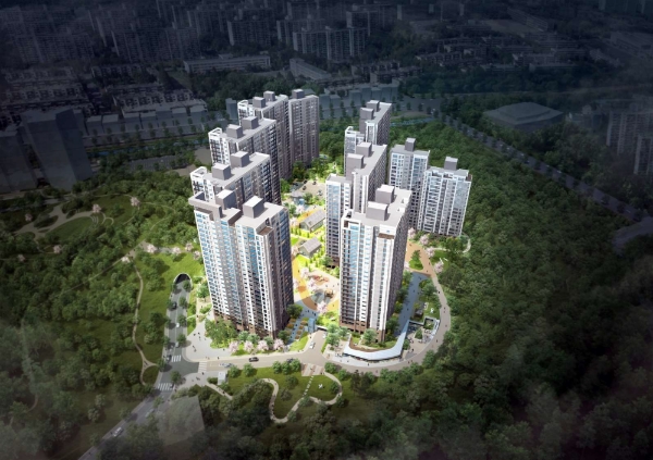 '청주 힐즈파크 푸르지오' 조감도. 사진=대우건설.