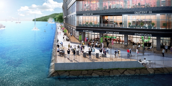 '여수 웅천 디 아일랜드 스퀘어' 조감도. 사진=한화건설.