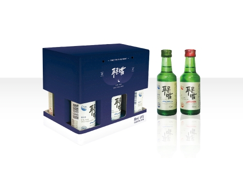 제주소주 푸른밤 미니어처 세트. 신세계 제공