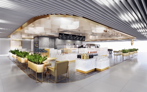 롯데백화점 본점 내 엔제리너스 스페셜티 매장. /사진제공=롯데GRS