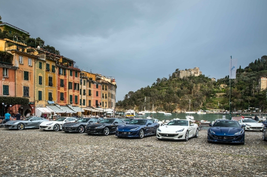 페라리 포르토피노 유럽 투어 진행 모습. 사진=페라리.